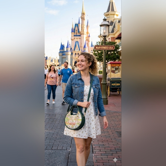 Disney Handbags - {Disney} Crossbody Bag - Walt Disney World 50th Anniversary - Map